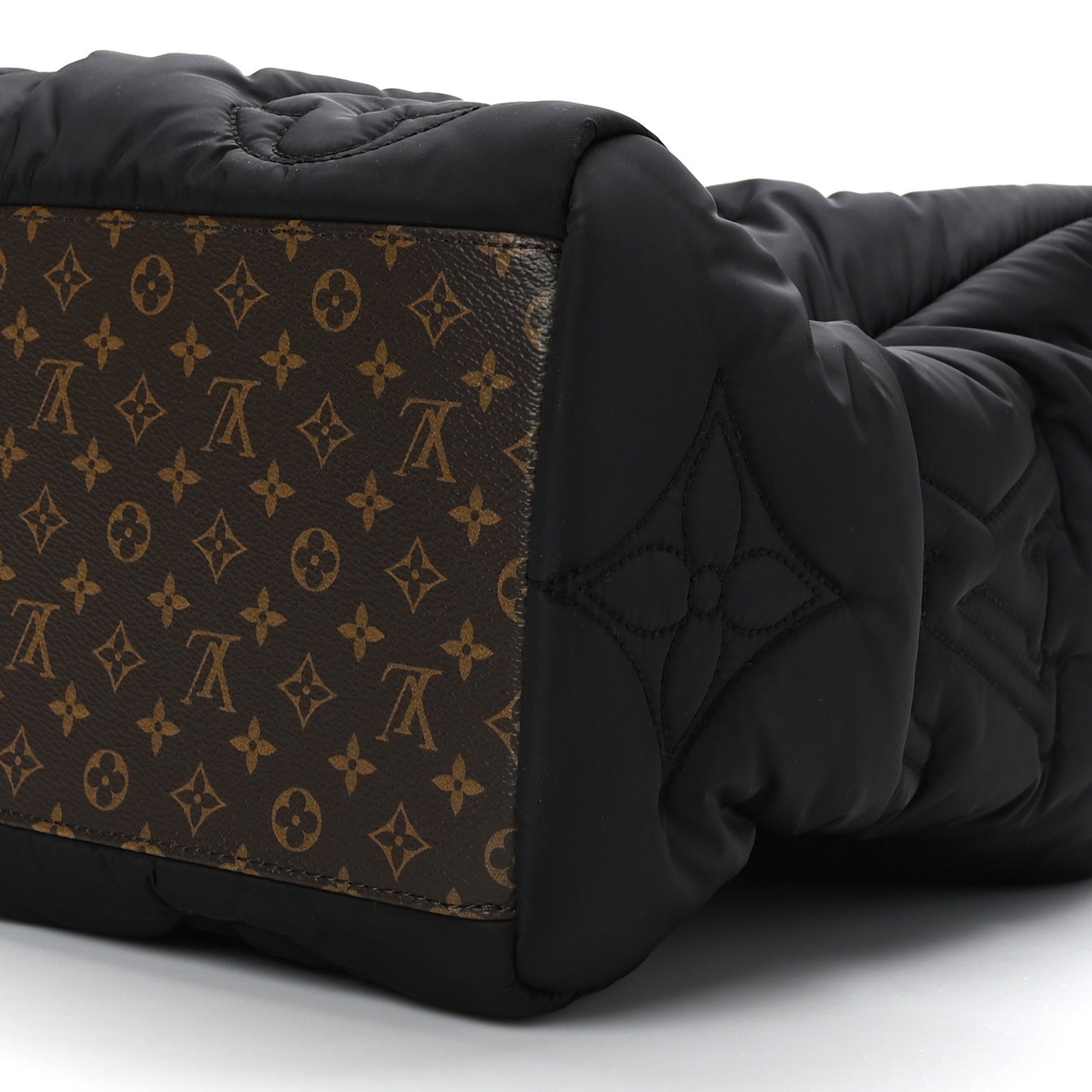 Econyl Monogram Pillow Giant Onthego GM Black