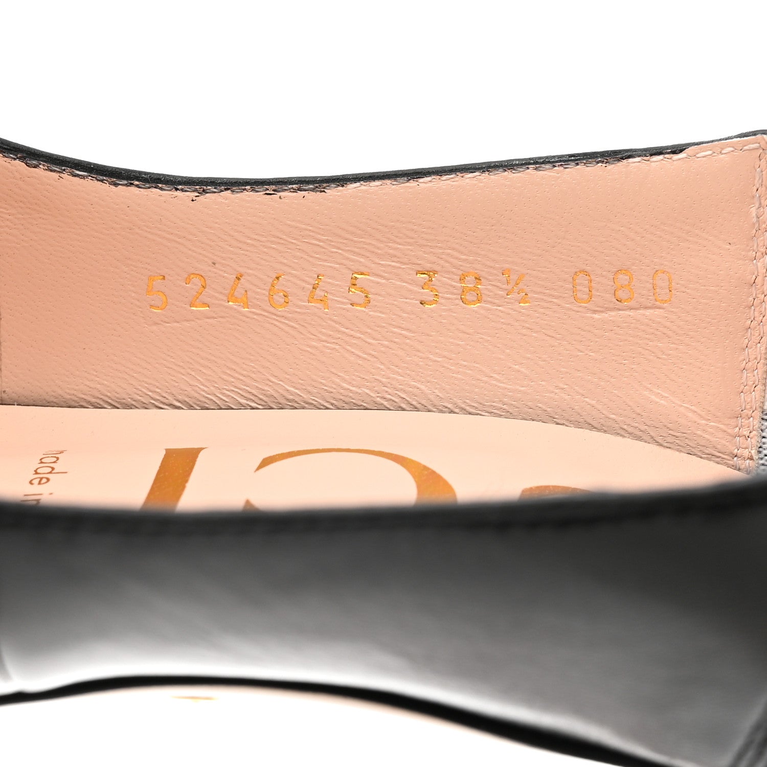 Gucci Malaga Kid Web Sylvie High Heel Slingback Pumps 38.5 Black 7 of 9