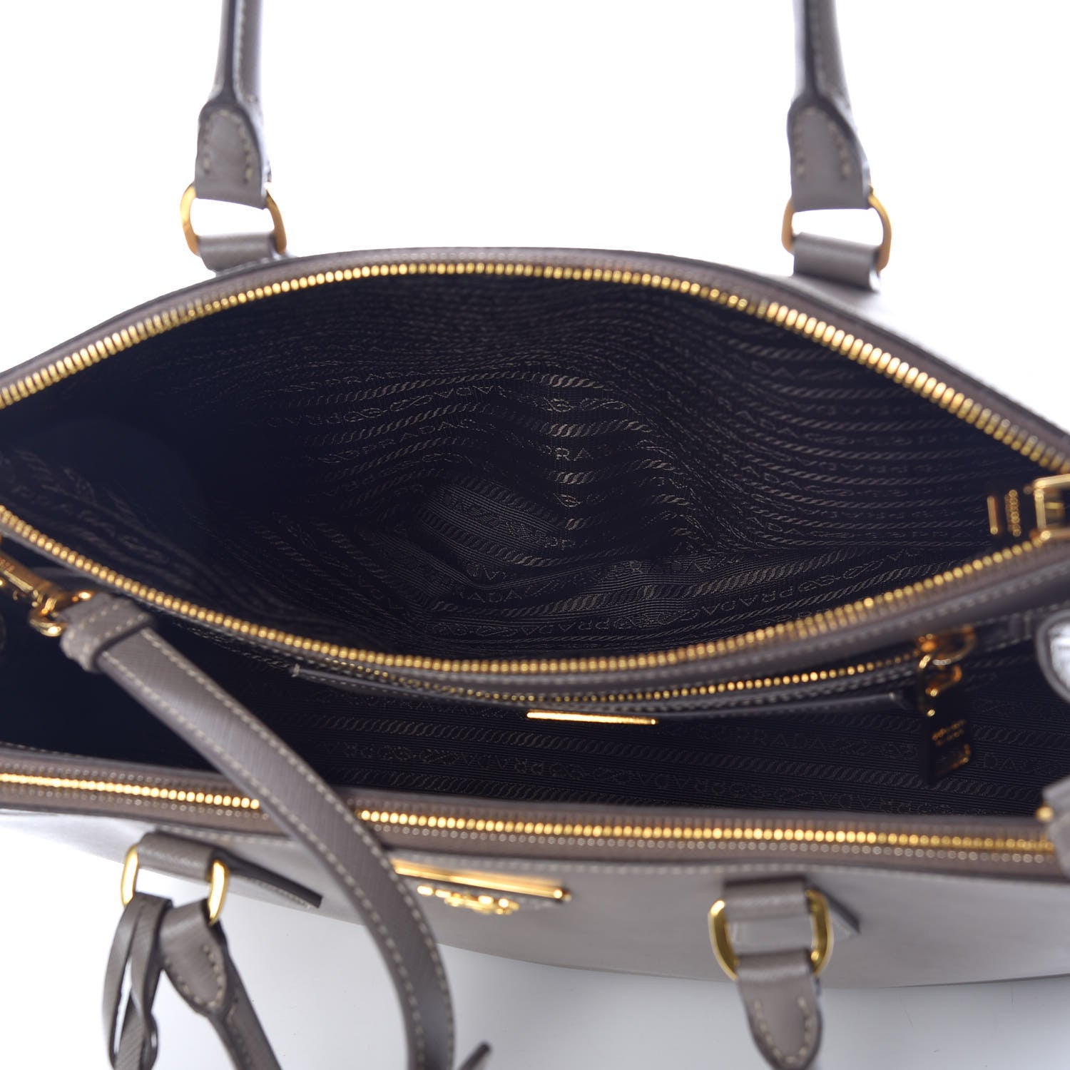 Prada Saffiano Large Galleria Double Zip Tote Argilla 6 of 14
