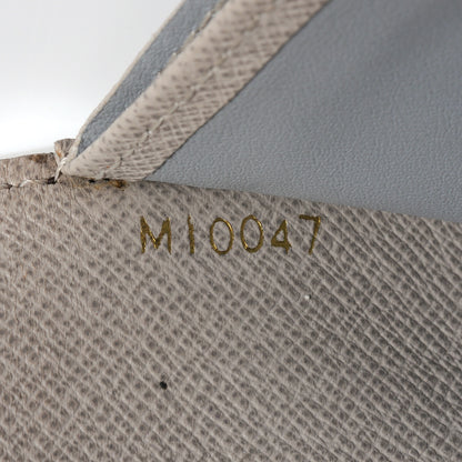 Louis Vuitton Monogram Dentelle Sarah Wallet Silver 5 of 6