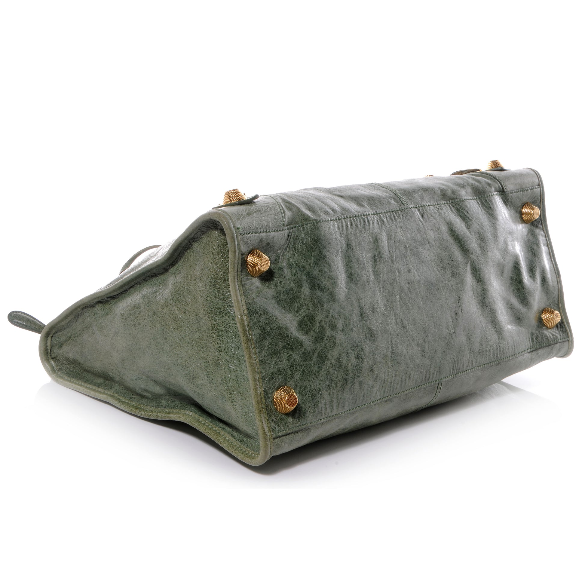 Balenciaga Agneau Giant 21 Gold Hardware Work Vert Thyme 4 of 8