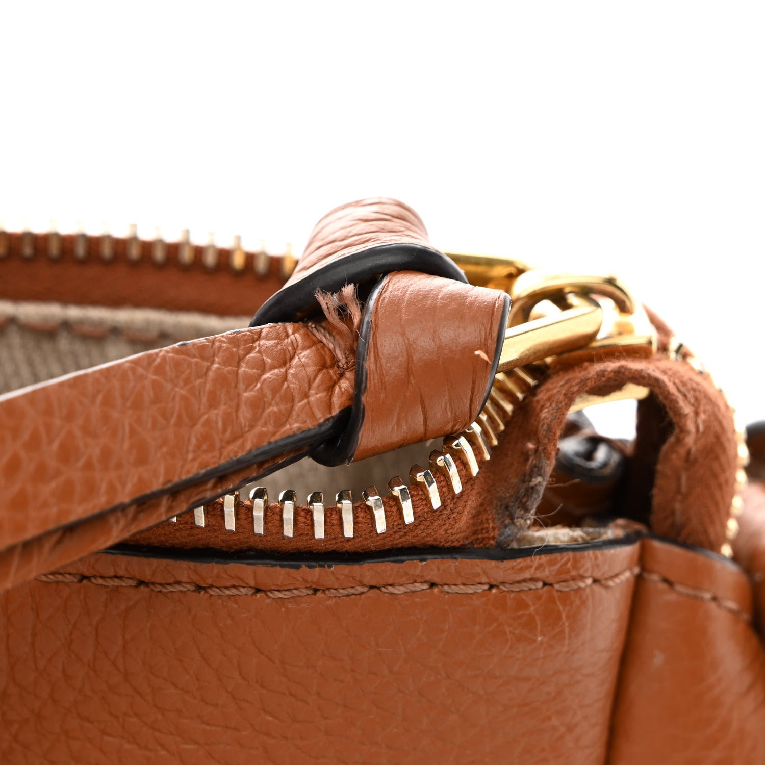 Chloe Calfskin Small Marcie Satchel Tan 14 of 20
