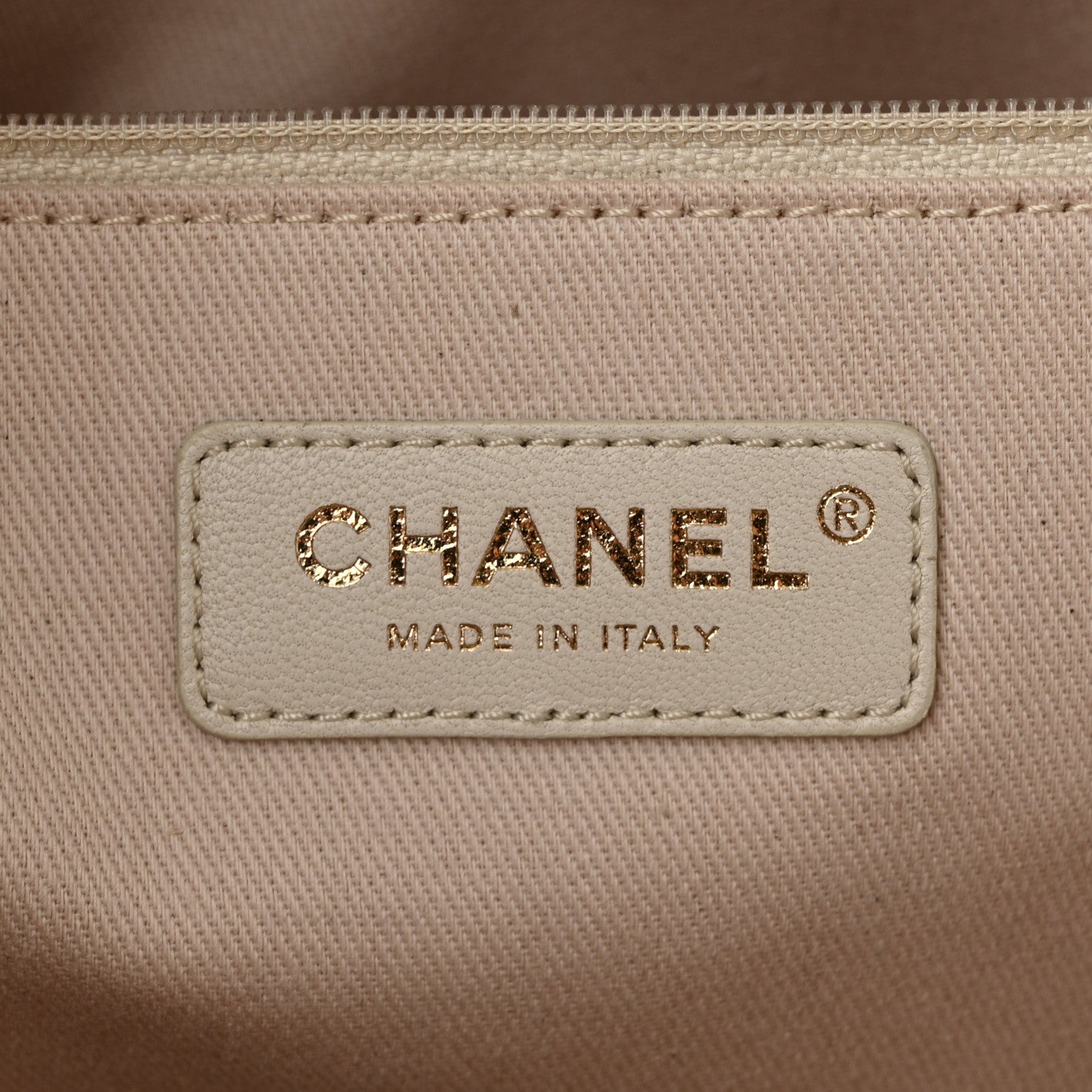 Chanel Lurex Boucle Small Deauville Tote Ivory 5 of 10