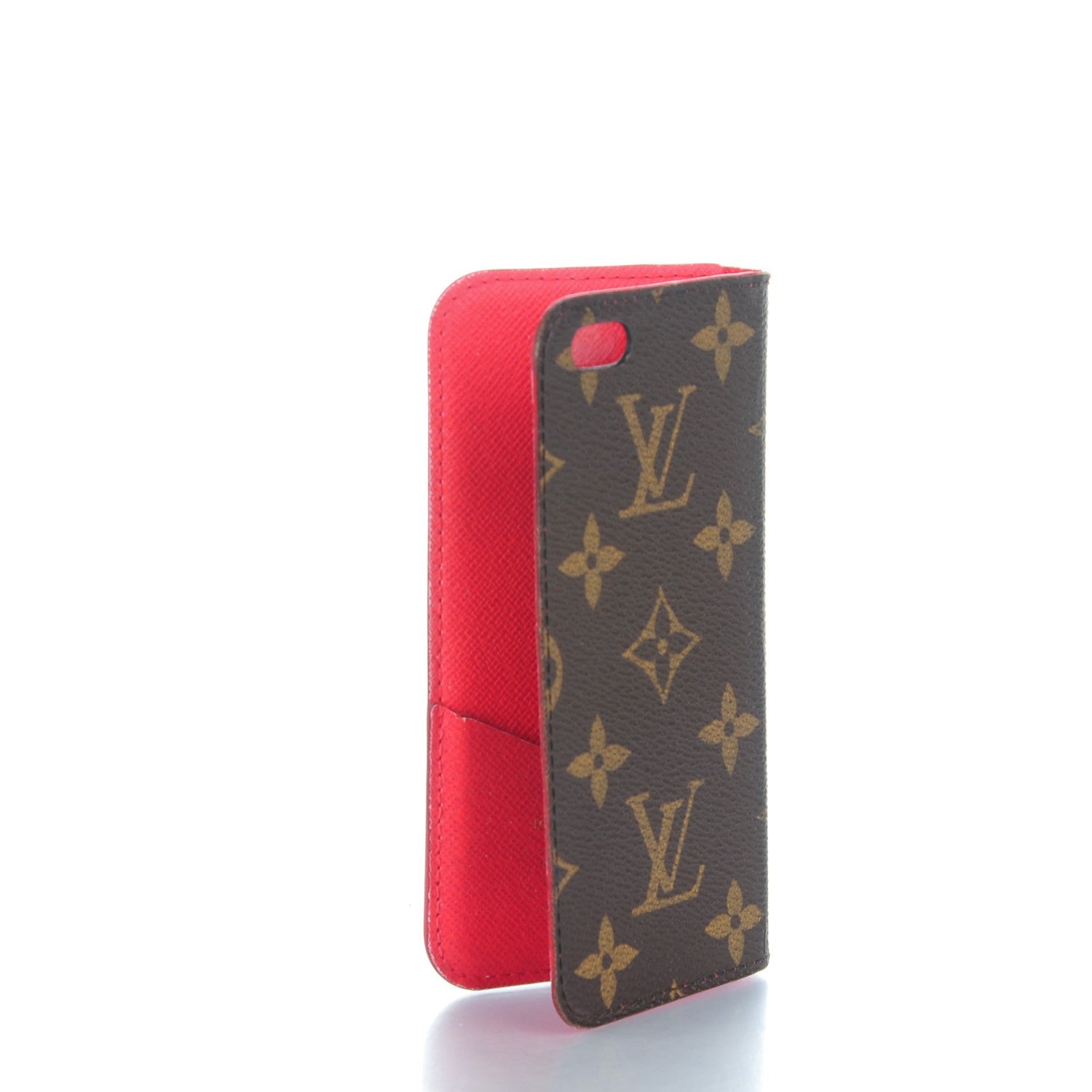Louis Vuitton Monogram iPhone 6 Folio Case Rouge 3 of 7
