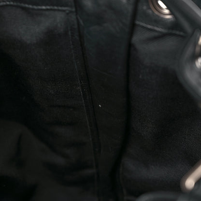 Saint Laurent Calfskin Medium Rider Bucket Bag Black 14 of 14