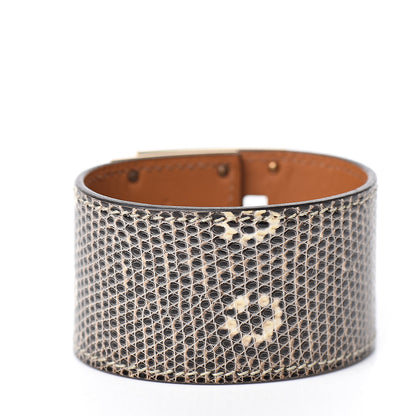 Hermes Lizard Kelly Dog Cuff T3 Ombre 2 of 5