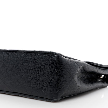 Chanel Caviar Jumbo Single Flap Black 11 of 14