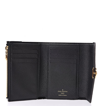 Louis Vuitton Monogram Pallas Compact Wallet NM Black 4 of 10