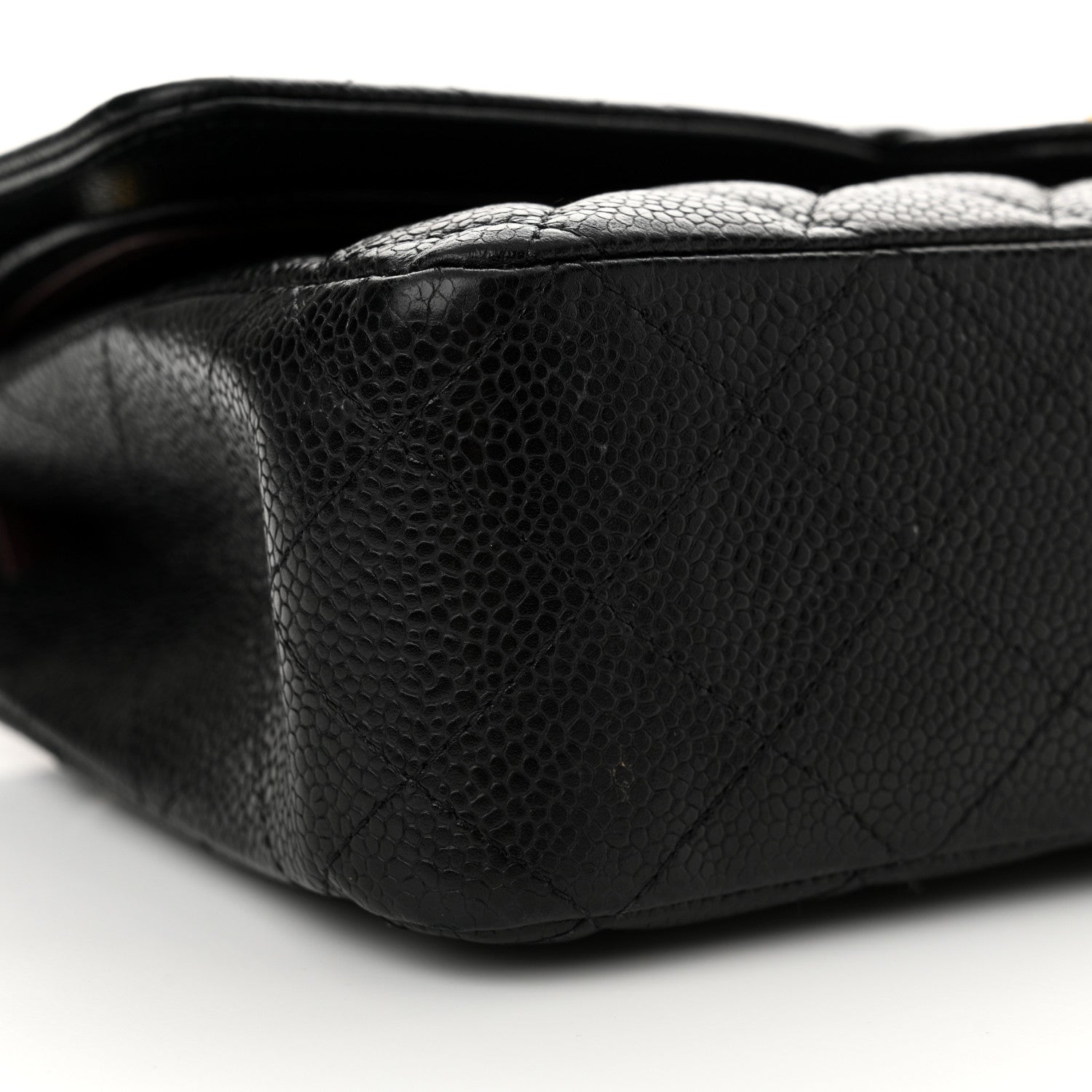 Chanel Caviar Quilted Medium Double Flap Black 9 of 15