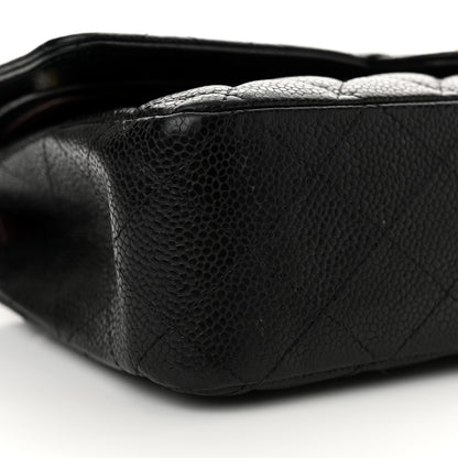 Chanel Caviar Quilted Medium Double Flap Black 9 of 15