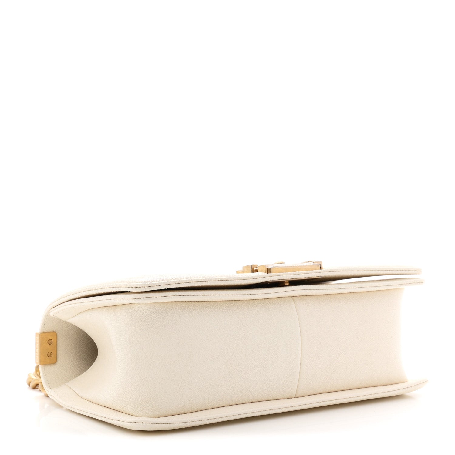 Chanel Caviar Quilted Medium Boy Flap White 4 of 11