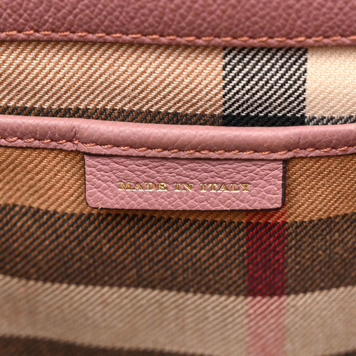 Burberry Soft Grain Calfskin Medium Buckle Tote Dusty Pink 7 of 13