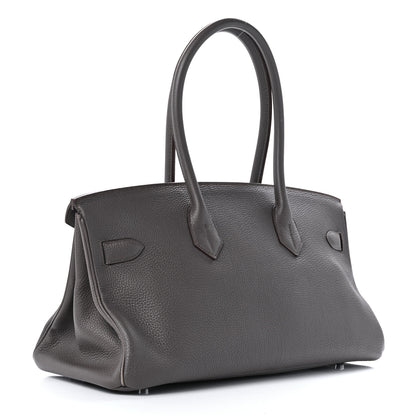 Hermes Togo JPG Shoulder Birkin II 42 Etain 2 of 13