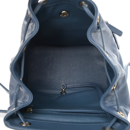 Chanel Caviar Quilted Business Affinity Backpack Blue 4 of 16