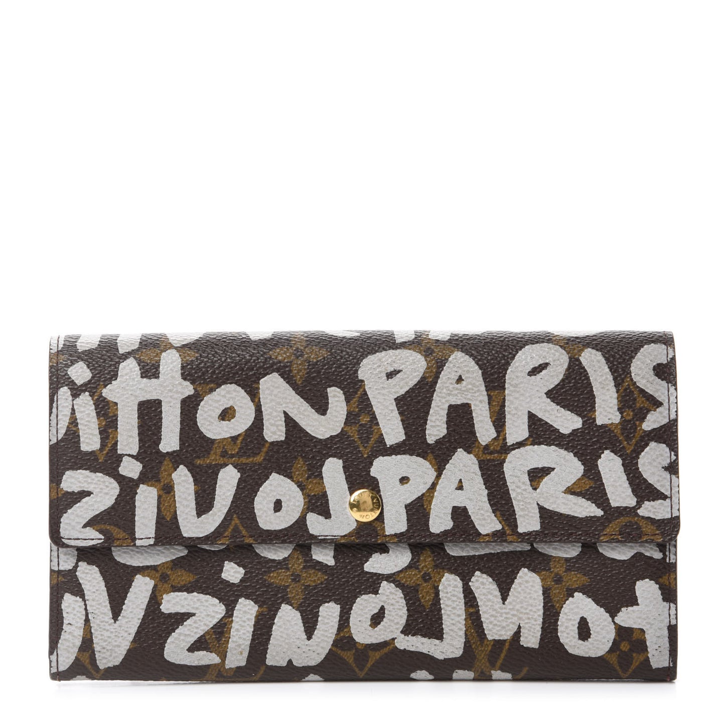 Monogram Graffiti Porte-Monnaie Wallet Silver