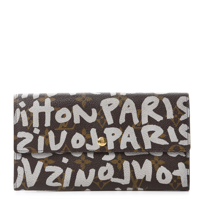 Louis Vuitton Monogram Graffiti Porte-Monnaie Wallet Silver 1 of 7