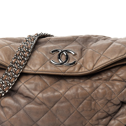 Chanel Washed Lambskin Chain Around Hobo Taupe 10 of 10
