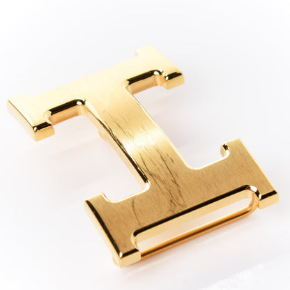 Hermes Box Taurillon Clemence 32mm H Belt 85 Black Gold 5 of 5