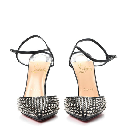 Christian Louboutin Kid Baila Spike 100 Pumps 36 Black 2 of 8