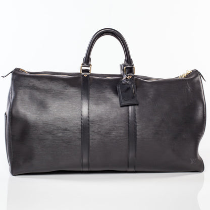 Louis Vuitton Epi Keepall 55 Black 1 of 12