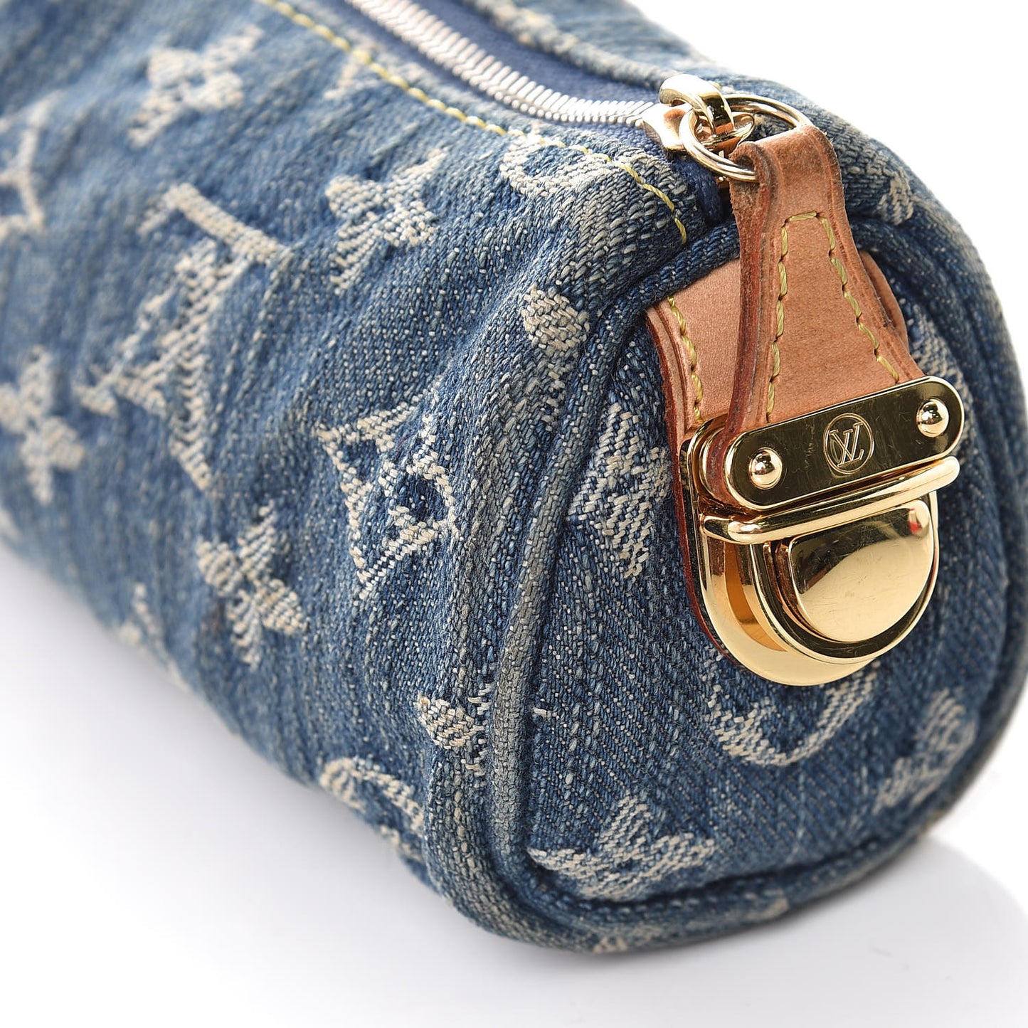 Denim Speedy GM Pochette Case