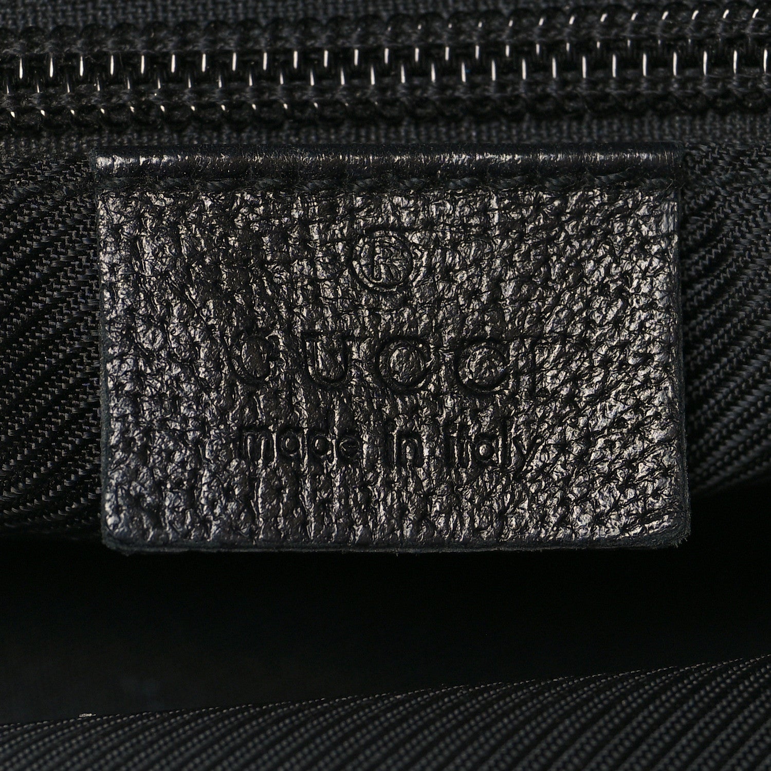 Gucci GG Monogram Small Web Handle Bucket Tote Black 6 of 15
