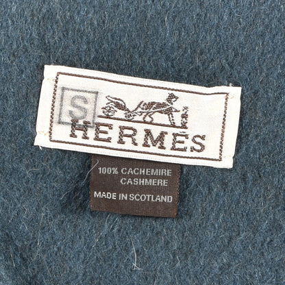 Hermes Cashmere Fringe Stole Scarf 4 of 4