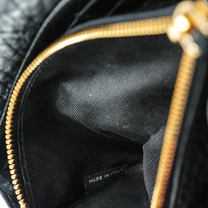 Prada Vitello Daino Continental Flap Wallet Nero Black 7 of 8
