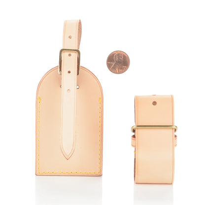 Louis Vuitton Vachetta Leather Luggage Tag and Loop 2 of 3
