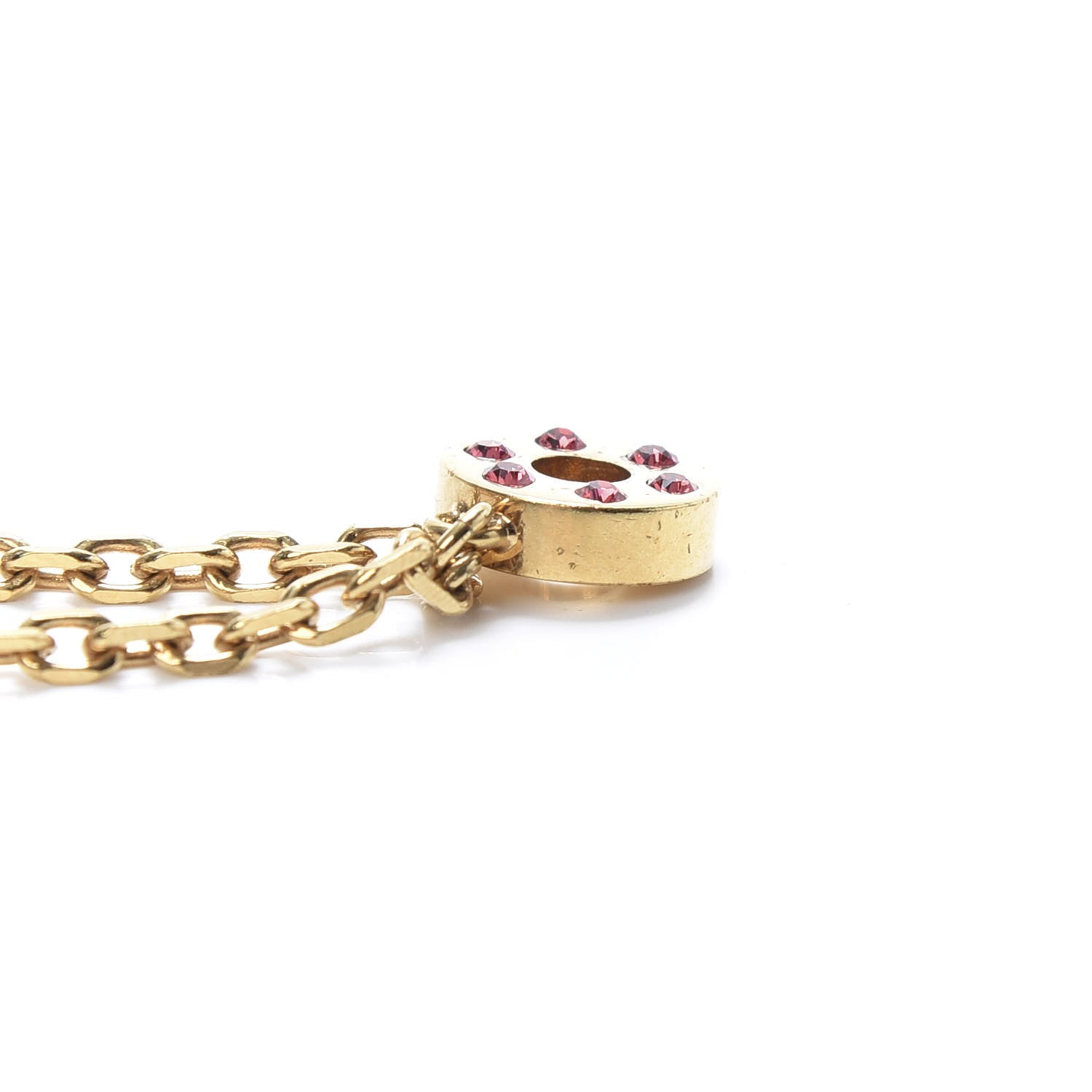 Louis Vuitton Love Letters Timeless Long Necklace Gold 5 of 6