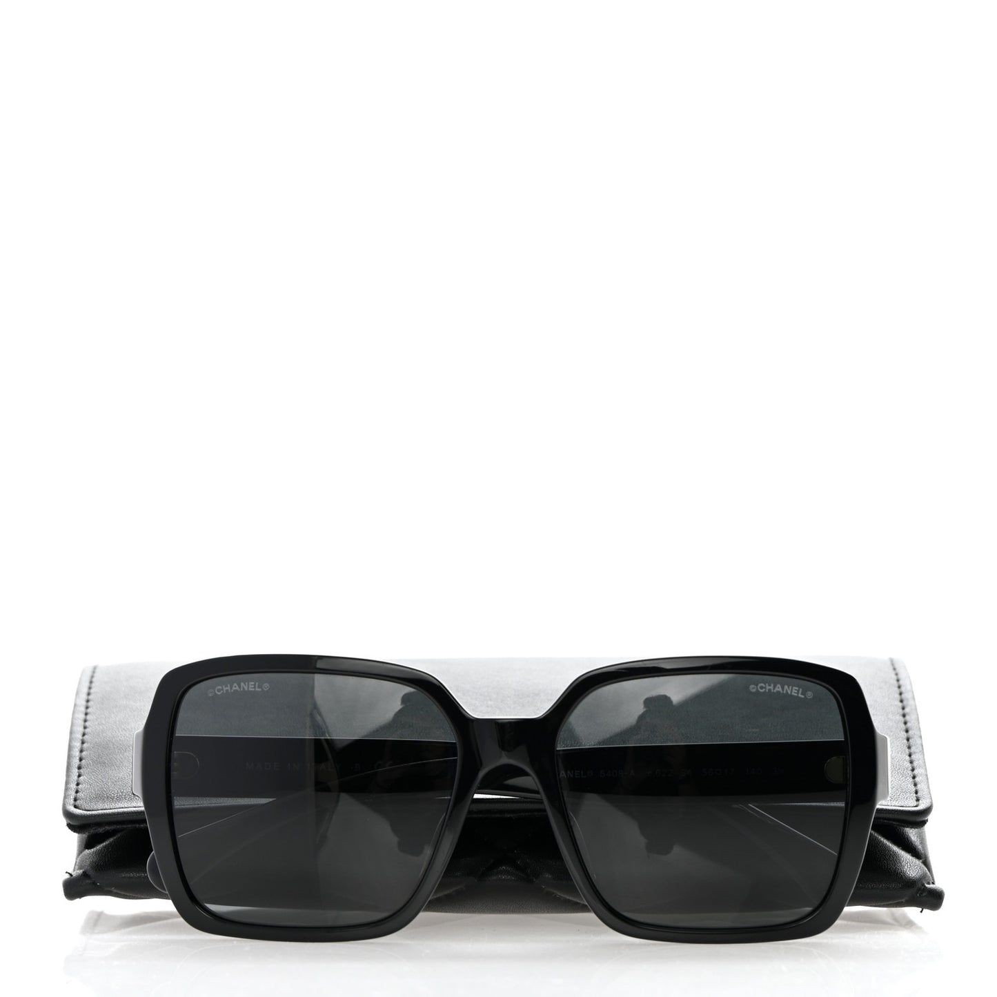 Acetate Square Sunglasses 5408-A Black
