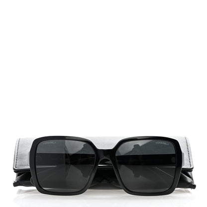 Chanel Acetate Square Sunglasses 5408-A Black 8 of 8