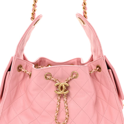 Chanel Caviar Quilted Small Chanel 25 Handbag Light Pink 8 of 10