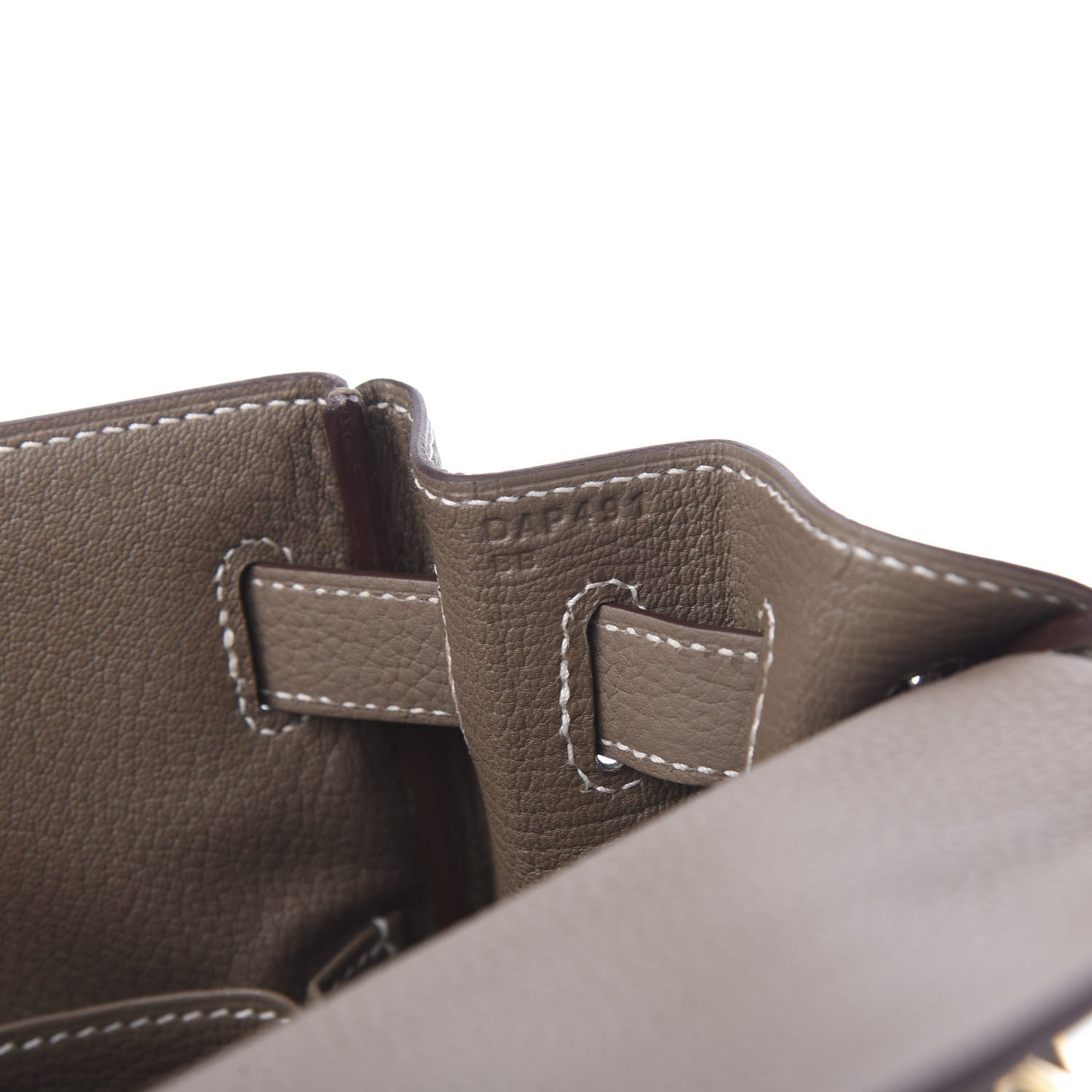 Hermes Togo Kelly Retourne 28 Etoupe 6 of 10