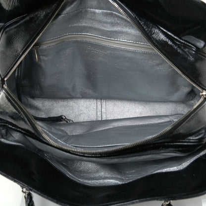 Chanel Patent Calfskin Large Luxe Ligne Tote Black 7 of 22