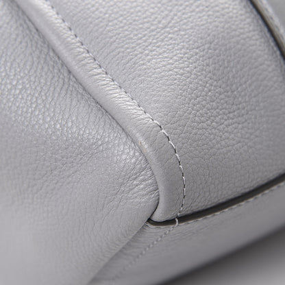 Marc Jacobs Grained Calfskin The Tag Tote Grey 11 of 12
