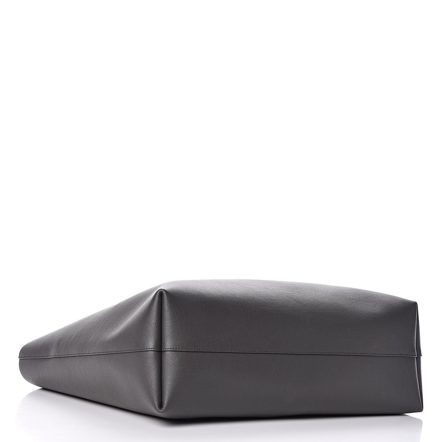 Calfskin Large Shopping Tote Asphalt