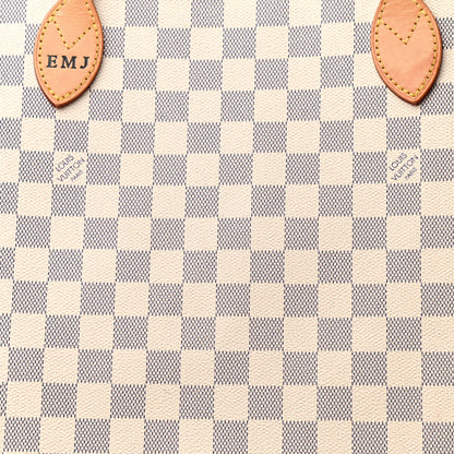 Louis Vuitton Damier Azur Neo Neverfull GM Rose Ballerine 8 of 14
