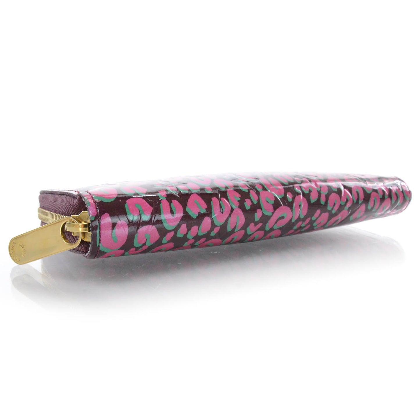 Leopard Zippy Wallet Rouge Fauviste