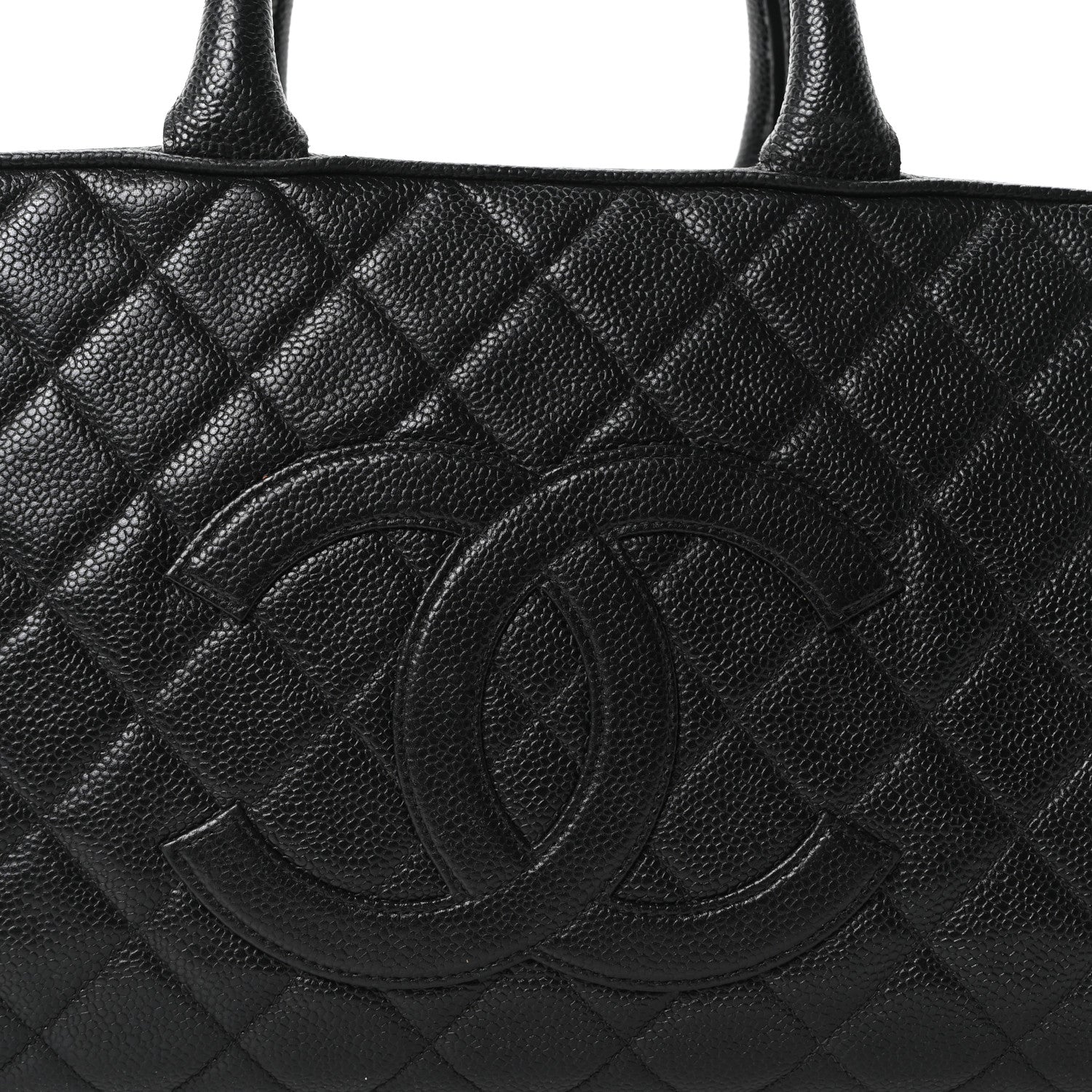 Chanel Caviar Quilted Large Bowler Black 8 of 10