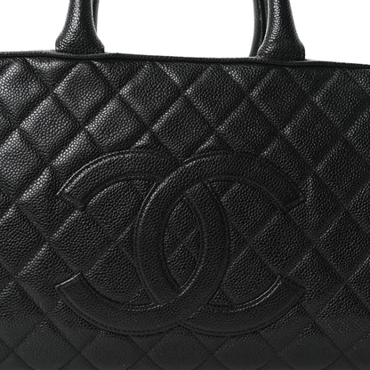 Chanel Caviar Quilted Large Bowler Black 8 of 10