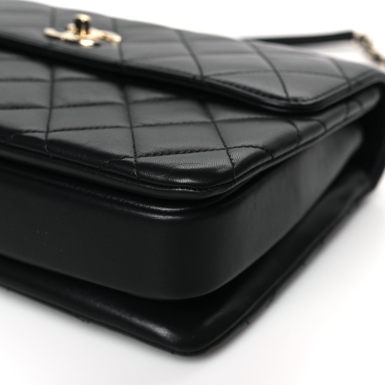 Chanel Lambskin Quilted Medium Trendy CC Flap Dual Handle Bag Black 9 of 10