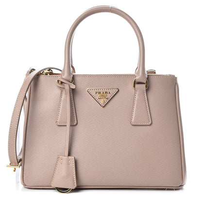 Prada Saffiano Mini Galleria Double Zip Tote Cammeo 1 of 17