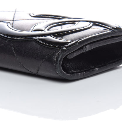 Chanel Calfskin Quilted Cambon Business Card Holder Black 10 of 15