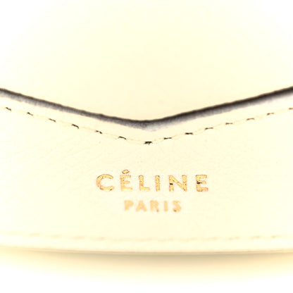 Celine Grained Calfskin Small Trotteur White 7 of 12