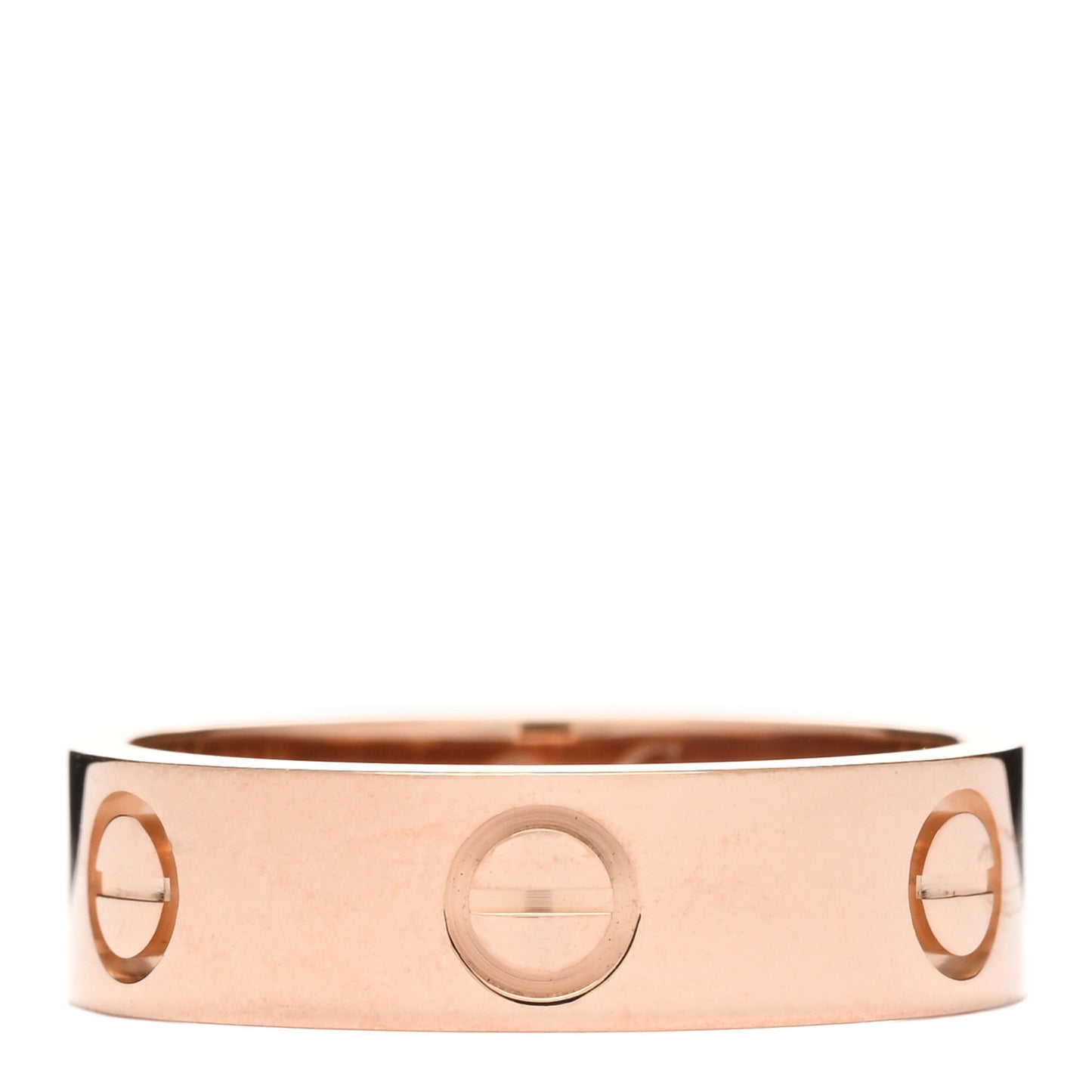 18K Pink Gold 5.5mm LOVE Ring 55 7.25