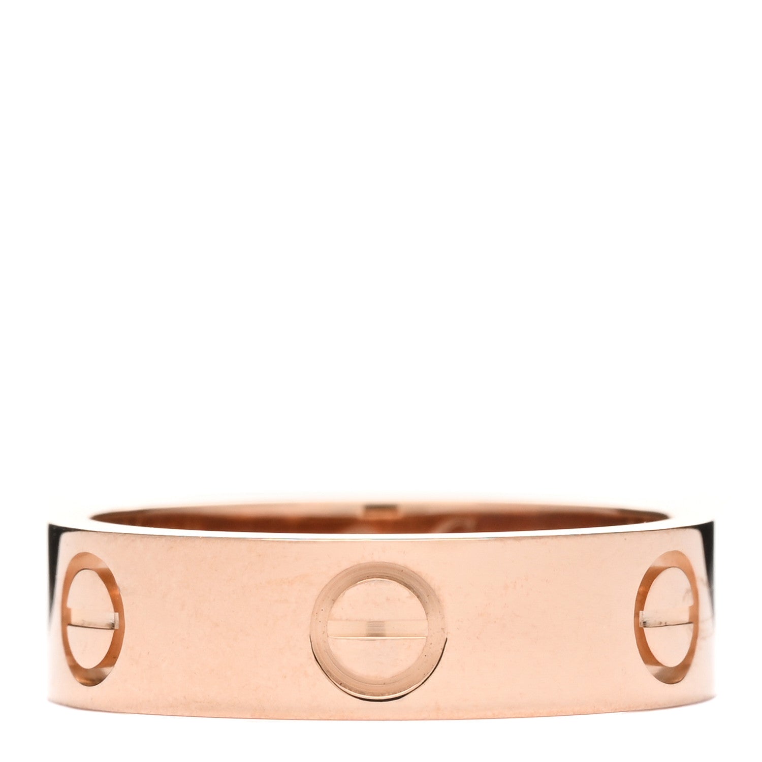 Cartier 18K Pink Gold 5.5mm LOVE Ring 55 7.25 1 of 3