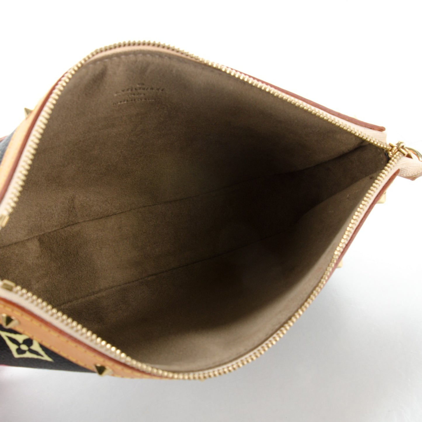 Monogram Multicolor Pochette Accessories Black