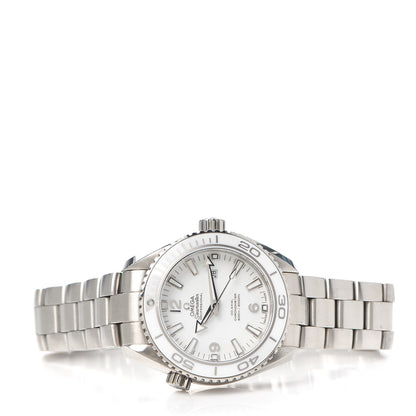 Omega Stainless Steel 37mm Seamaster Planet Ocean Automatic Watch White 232.30.38.20.04.001 2 of 5