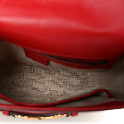 Gucci Monogram Ruinart Calfskin Medium Lady Web Shoulder Bag Beige Ebony Hibiscus Red 5 of 12